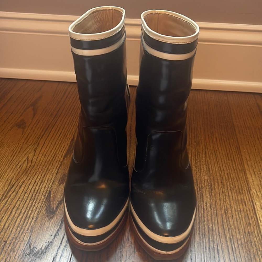 DVF rain boots.